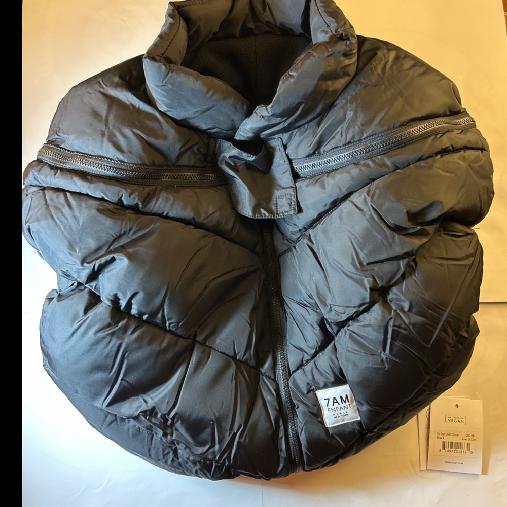 Black Puffer Neck Warmer